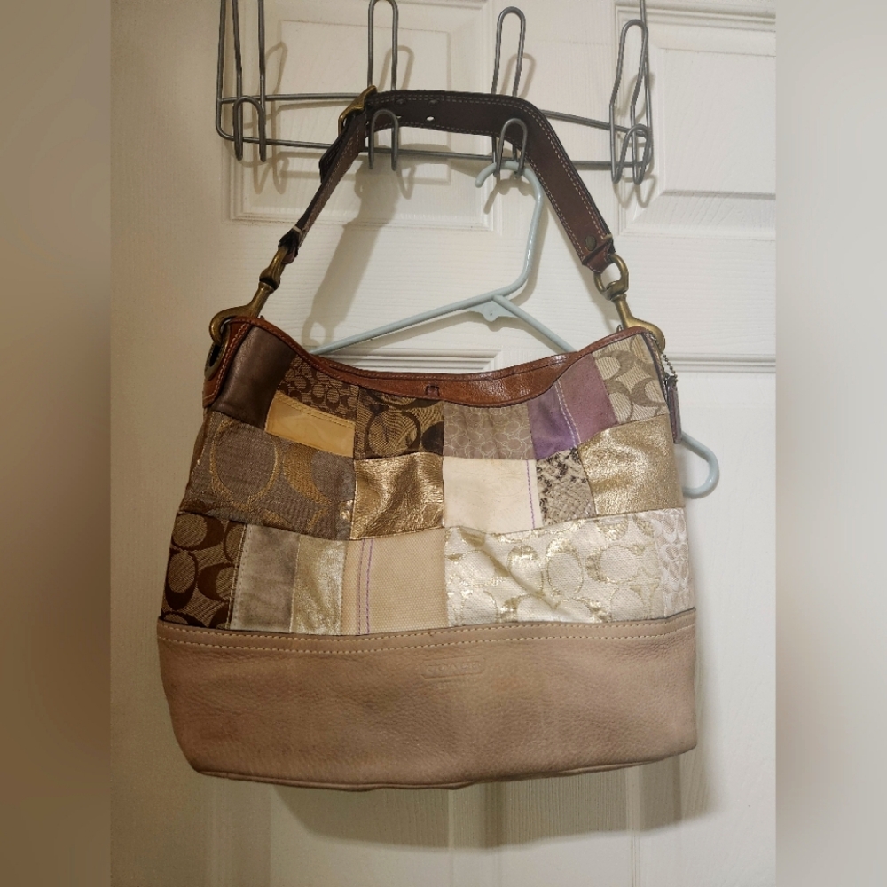 Coach Patchwork Shoulder Bag